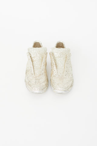 Maison Margiela Gold Glitter Replica Sneaker