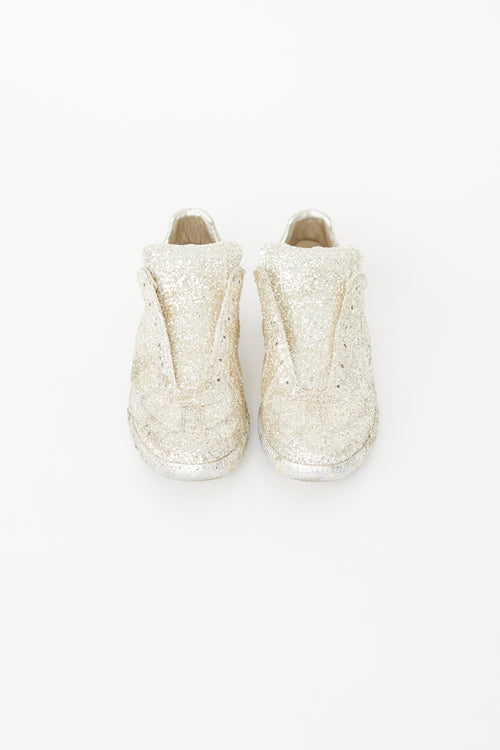 Maison Margiela Gold Glitter Replica Sneaker