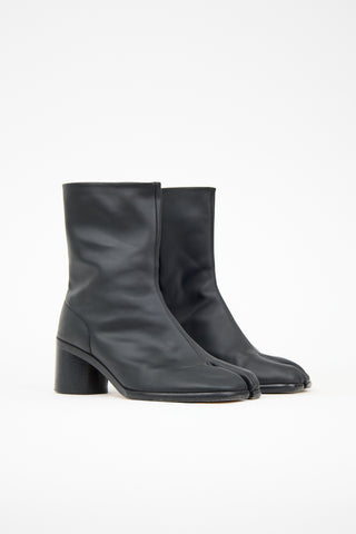 Maison Margiela Leather Tabi Heeled Boot