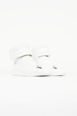 Maison Margiela White Leather Future High Top Sneaker