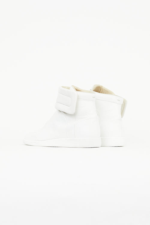 Maison Margiela White Leather Future High Top Sneaker