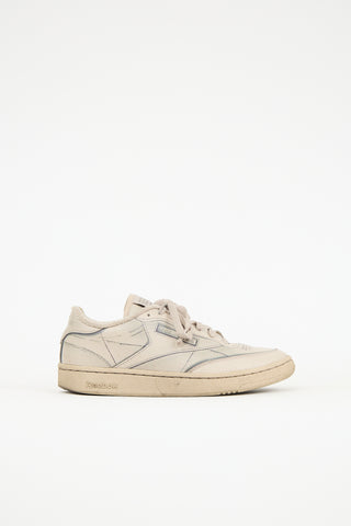 Maison Margiela X Reebok Leather Project 0 Club C Sneaker