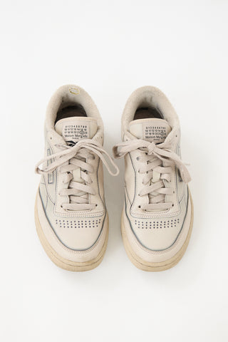 Maison Margiela X Reebok Leather Project 0 Club C Sneaker