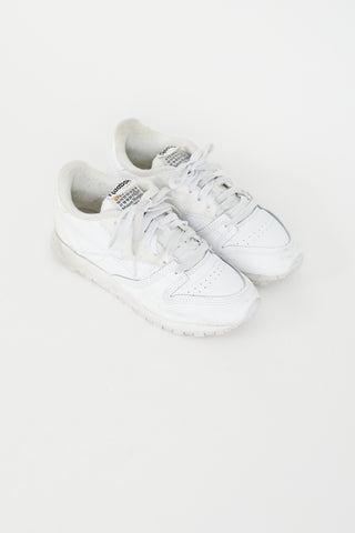 Maison Margiela X Reebok White Leather Sneaker