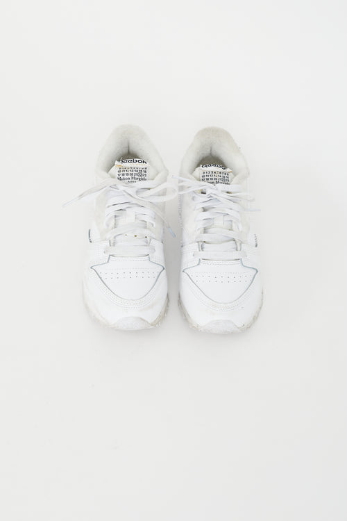 Maison Margiela X Reebok White Leather Sneaker