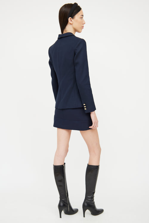 Maje Navy Blazer 
Skirt Set