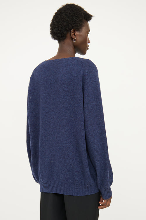 Malo Navy Cashmere Sweater