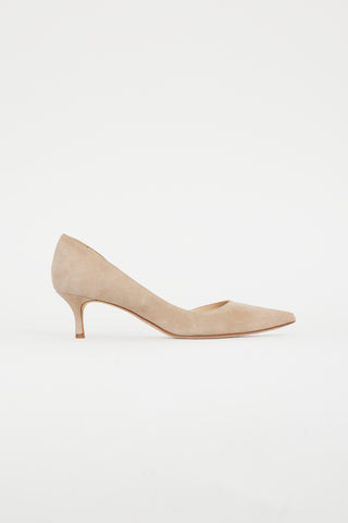 Manolo Blahnik Beige Suede D
Orsay Pump