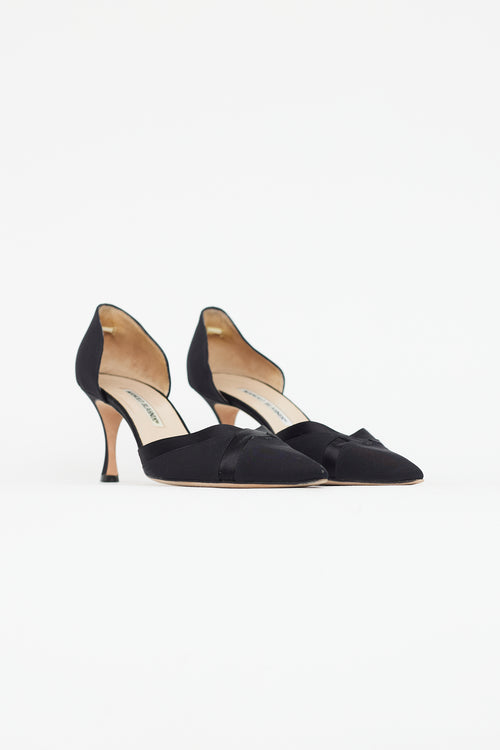 Manolo Blahnik Black Textile D
Orsay Pump