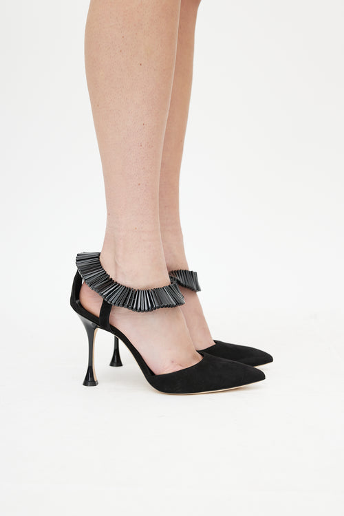 Manolo Blahnik Black Boniface 105 Heel