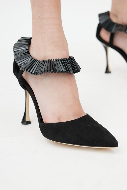 Manolo Blahnik Black Boniface 105 Heel