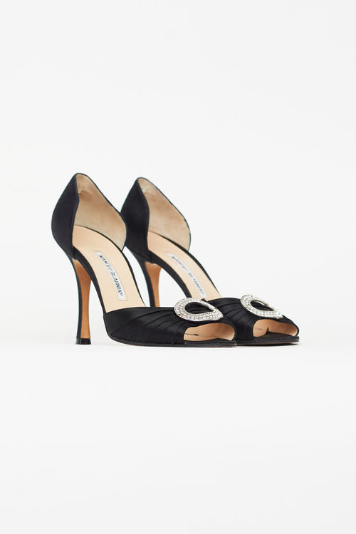 Manolo Blahnik Black Satin Sedaraby D
Orsay Pump