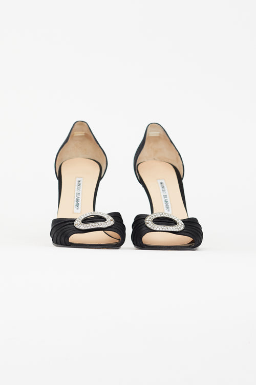 Manolo Blahnik Black Satin Sedaraby D
Orsay Pump