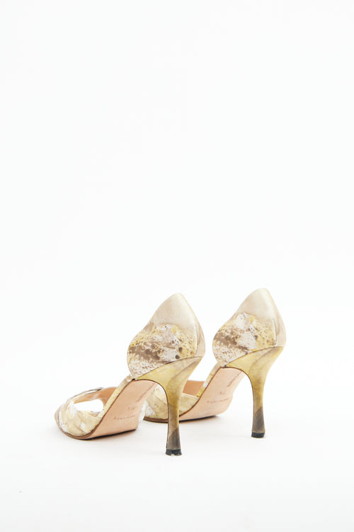 Manolo Blahnik Yellow Multi Colour D
Orsay Pump