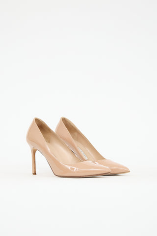 Manolo Blahnik Patent Leather BB Pump