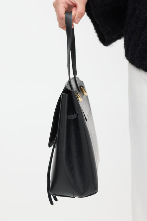 Mansur Gavriel Black Leather Lady Bag