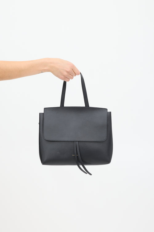 Mansur Gavriel Black Leather Lady Bag