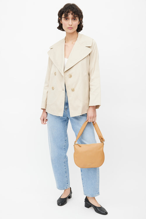 Mansur Gavriel Brown Mini Swing Shoulder Bag