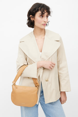 Mansur Gavriel Brown Mini Swing Shoulder Bag