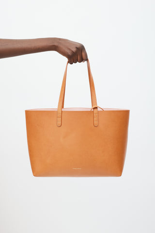 Mansur Gavriel Brown Leather Tote