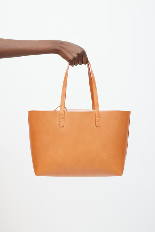 Mansur Gavriel Brown Leather Tote