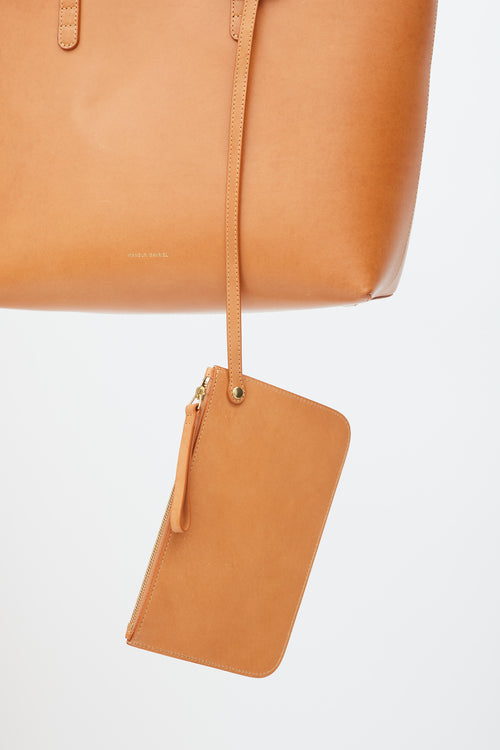 Mansur Gavriel Brown Leather Tote