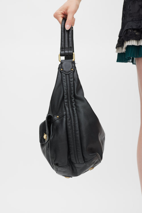 Marc Jacobs Black Leather Shoulder Bag