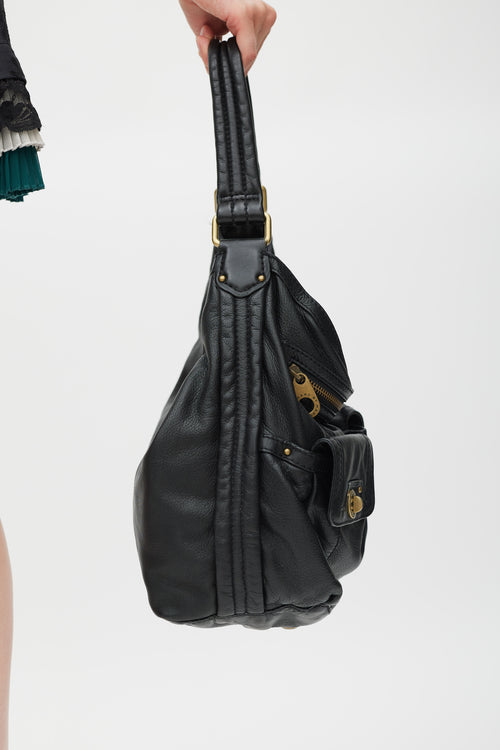 Marc Jacobs Black Leather Shoulder Bag