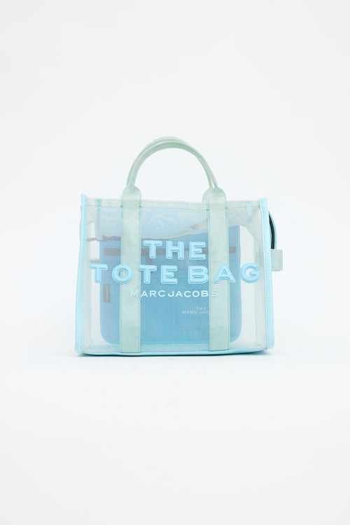 Marc Jacobs Blue The Mesh Tote Bag