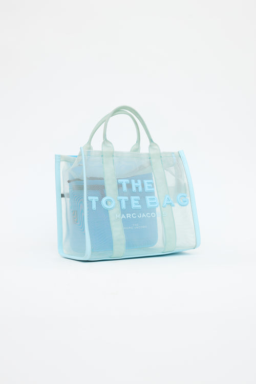 Marc Jacobs Blue The Mesh Tote Bag