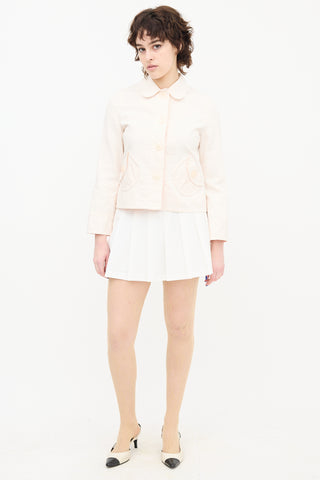 Marc Jacobs Cotton Button Up Coat