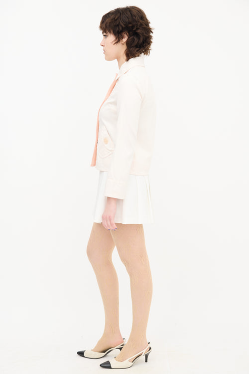 Marc Jacobs Cotton Button Up Coat