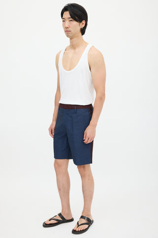 Marc Jacobs Navy 
Red Shorts