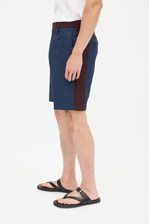 Marc Jacobs Navy 
Red Shorts