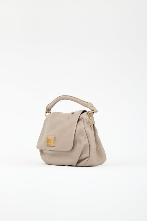 Marc Jacobs Taupe Leather Classic Q Lil Ukita Bag