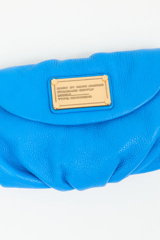 Marc Jacobs Blue Leather Classic Q Karlie Crossbody Bag