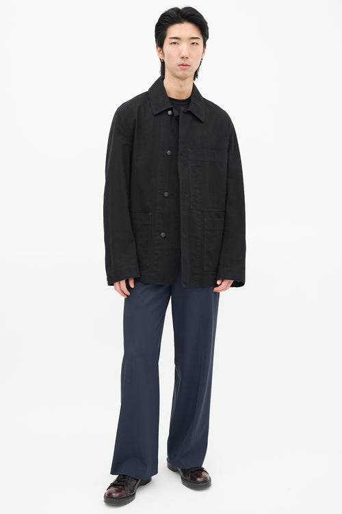 Margaret Howell Black Canvas Work Jacket