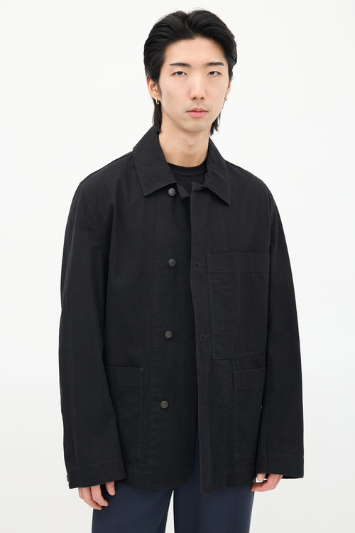 Margaret Howell Black Canvas Work Jacket