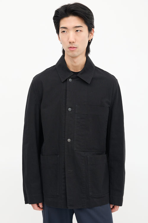 Margaret Howell Black Canvas Work Jacket