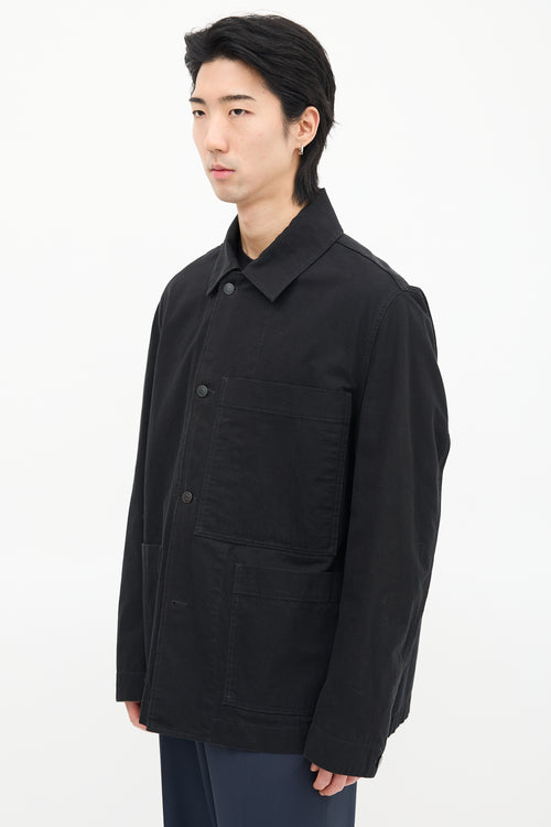 Margaret Howell Black Canvas Work Jacket