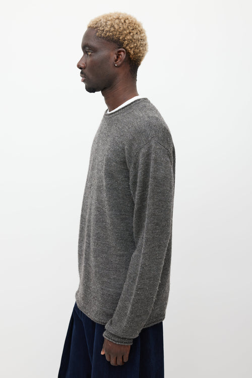 Margaret Howell Grey Wool Knit Sweater