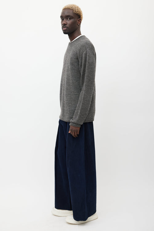 Margaret Howell Grey Wool Knit Sweater