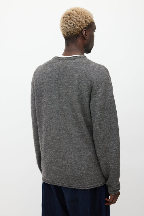 Margaret Howell Grey Wool Knit Sweater