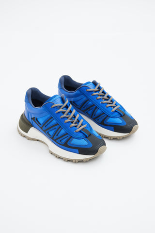 MM6 Maison Margiela Blue 50/50 Sneakers