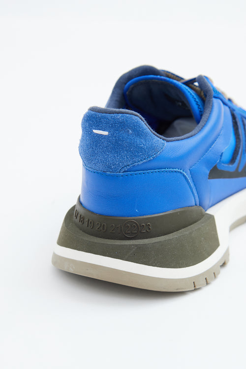 MM6 Maison Margiela Blue 50/50 Sneakers