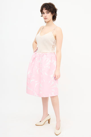 Marni A-Line Floral Skirt