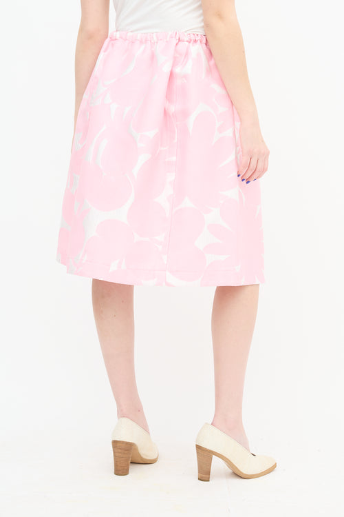 Marni A-Line Floral Skirt