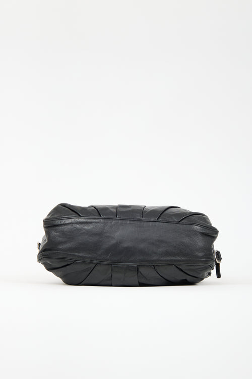 Marni Black Leather Frame Bag