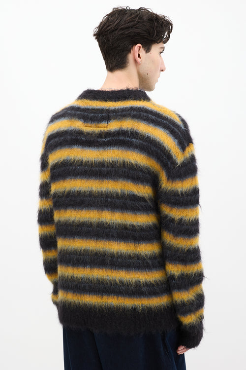 Marni Black 
Multi Mohair Fuzzy Wuzzy Sweater