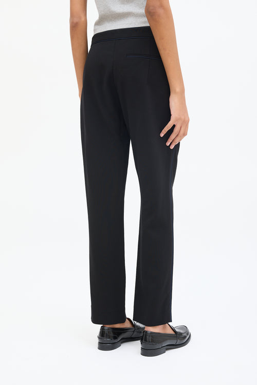 Marni Black 
Navy Tuxedo Slim Trouser